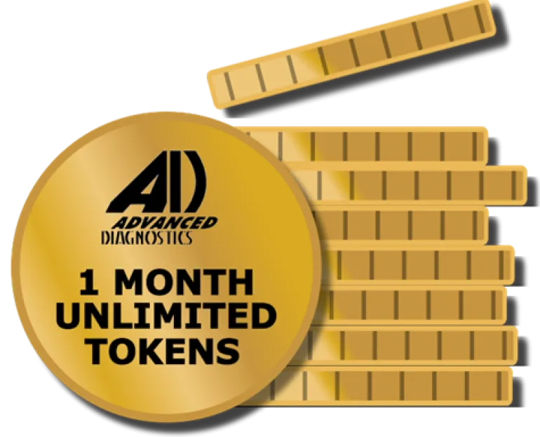 Advanced Diagnostic Programming Tokens - 1 Month Unlimited