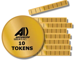 Advanced Diagnostic Programming Tokens - 10 Pack