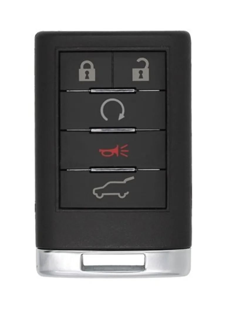 Cadillac OUC6000066 OEM 5 Button Key Fob Memory 1