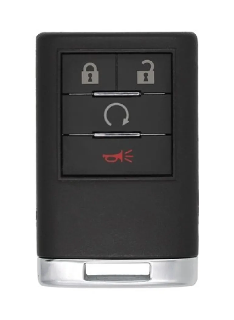 Cadillac OUC6000066 OEM 4 Button Key Fob Memory 2
