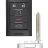 Cadillac STS OEM 5 Button Key Fob Memory 1