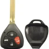 *Case & Key Only* 4 Button HYQ12BDC | GQ4-29T | HYQ12BBY Toyota | Scion | Subaru | G Chip with Trunk Release