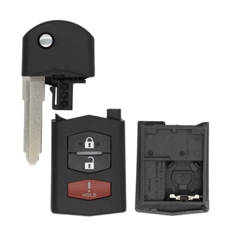 *Case & Key Only* 3 Button KPU41788 Mazda