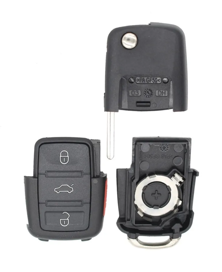*Case & Key Only* for Volkswagen 4 Button NBG92596263