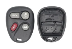 *Case & Pad Only* 4 Button ABO0204T | AB00204T w/ Trunk Release GM