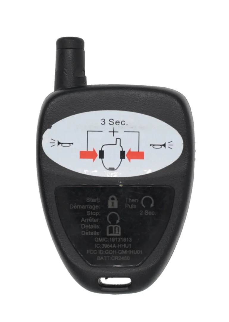 GM GOH-GMHHU01 19131613 Key Fob Remote