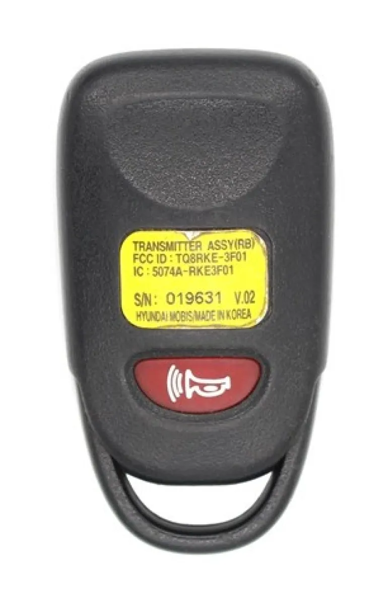 Hyundai Accent OEM 3 Button Key Fob TQ8RKE-3F01