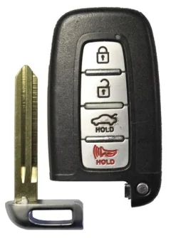 Hyundai Genesis OEM 4 Button Key Fob w/ Standard Blade SY5HMFNA04