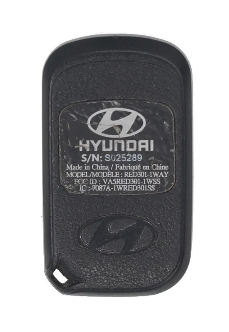 Hyundai RED301-1WAY VA5RED301-1WSS Key Fob Remote