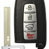 Hyundai Veloster OEM 4 Button Key Fob SY5HMFNA04