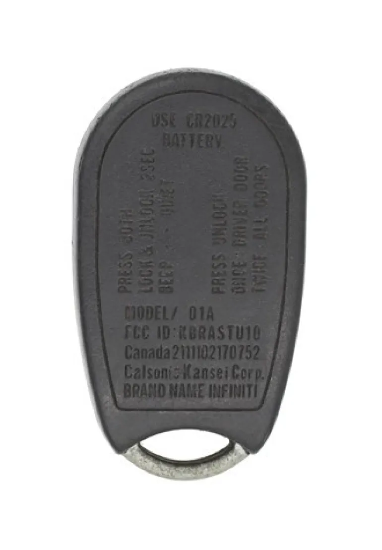 Infiniti KBRASTU10 01A OEM 4 Button Key Fob