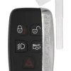Jaguar XF OEM 5 Button Key Fob w/ side logo