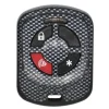 JRMT 4BUTTONS RED HORN BLUE LIGHT Factory OEM KEY FOB Keyless Entry Remote Alarm