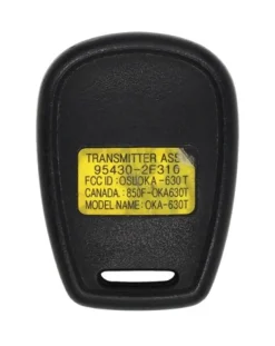 Kia Spectra OEM 4 Button Key Fob 95430-2F310