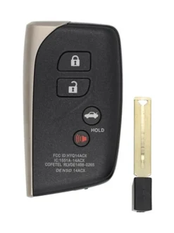 Lexus LS 600h OEM 4 Button Key Fob 271451-5290 GNE