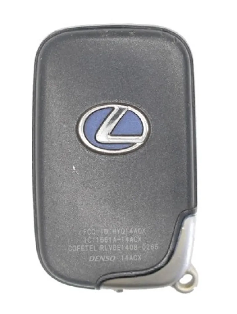Lexus LS 600h OEM 4 Button Key Fob w/ Blue Logo