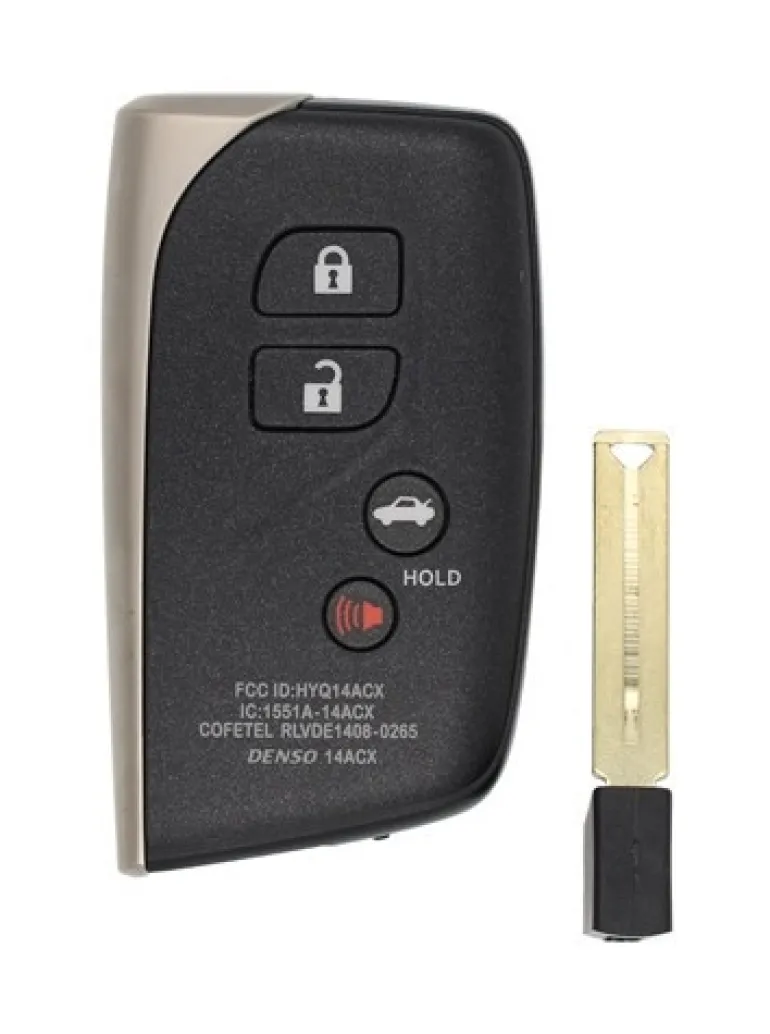 Lexus LS 460 OEM 4 Button Key Fob 271451-5290 GNE
