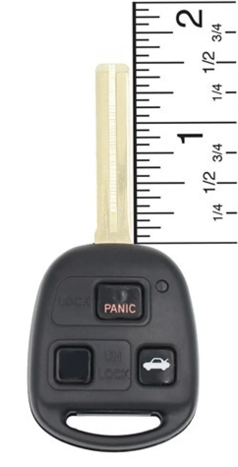 Lexus LS 400 OEM 3 Button Key Fob w/ 1.5" Blade HYQ1512V