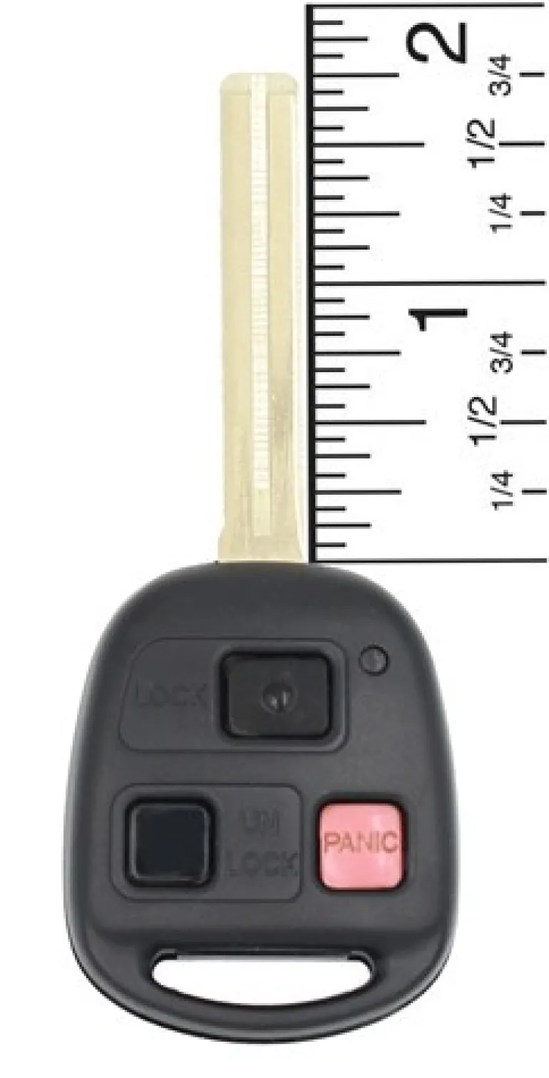 Lexus LX 470 OEM 3 Button Key Fob w/ 1.75" Blade HYQ1512V C-chip