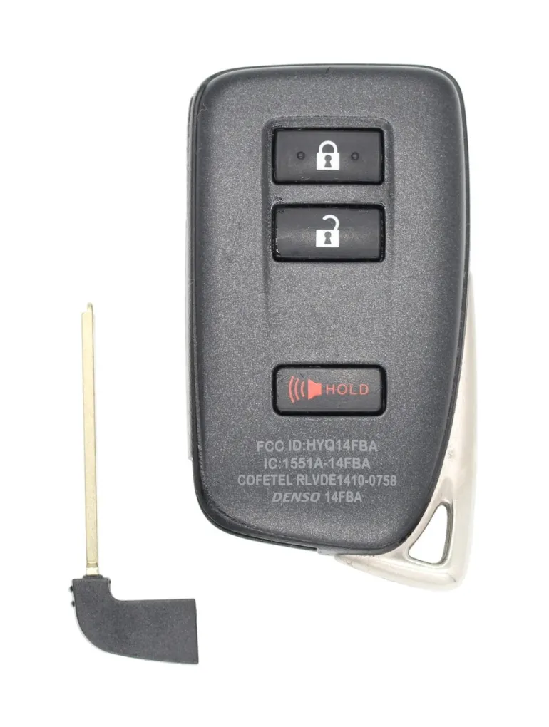 Lexus NX 300h Hybrid OEM 3 Button Key Fob HYQ14FBA
