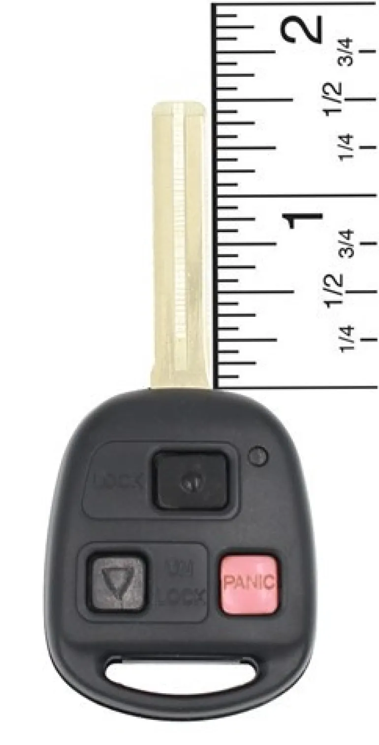 Lexus RX 300 OEM 3 Button Key Fob w/ 1.5" Blade C-chip