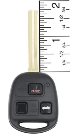 Lexus SC 300 OEM 3 Button Key Fob w/ 1.75" Blade HYQ1512V