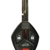 Mitsubishi Eclipse OEM 4 Button Key Fob w/ straight key