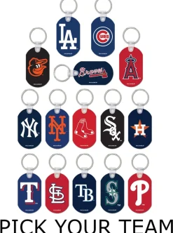 MLB Metal Keychain Officially Licensed