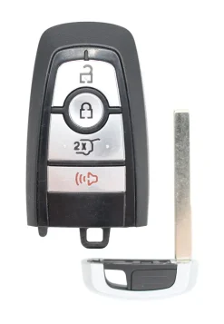 Mustang OEM 4 Button Key Fob M3N-A2C931423 Silver Logo