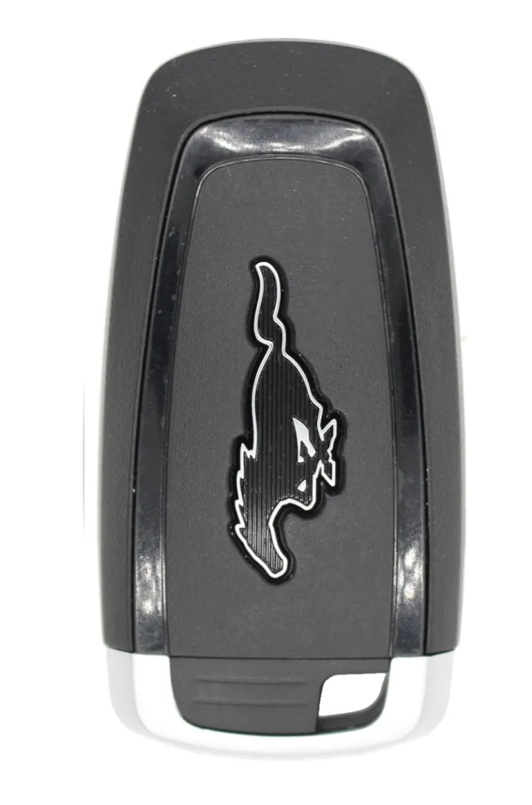 Mustang OEM 4 Button Key Fob M3N-A2C931423 Black Logo