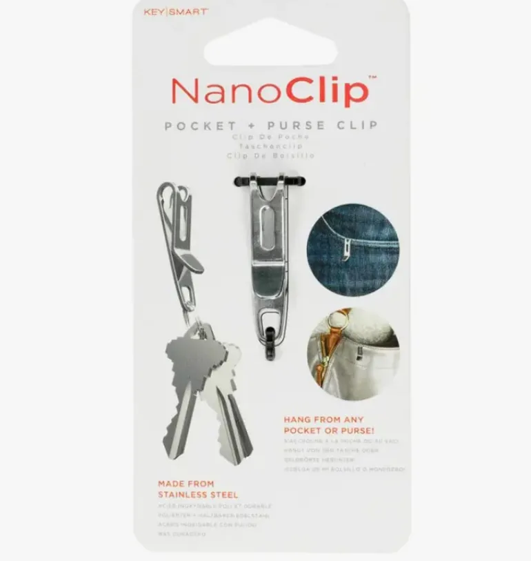 Nano Clip | Stainless Steel Pocket & Purse Clip