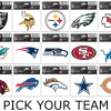 NFL Multi-Use Decal 3"x4" Officially Licensed