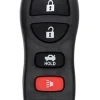 Nissan Maxima OEM 4 Button Key Fob KBRASTU15