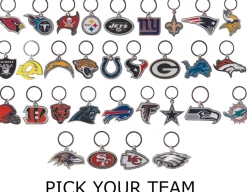 Officially Licensed NFL Team Keychain