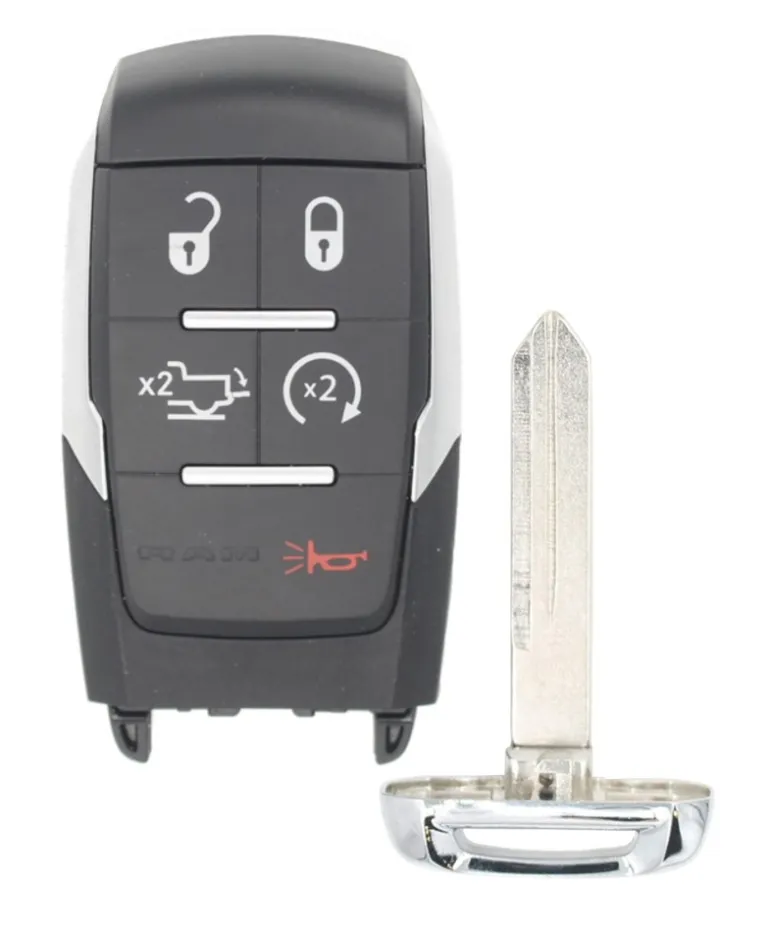 Ram 68538050 AB OEM 5 Button Key Fob