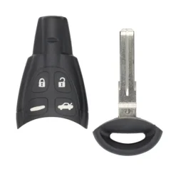 Saab LTQSAAM433TX OEM 4 Button Key Fob