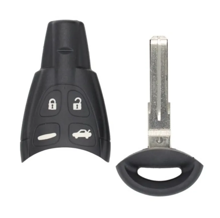 Saab 9-3 OEM 4 Button Key Fob