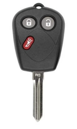 Saab 9-7x OEM 3 Button Key Fob