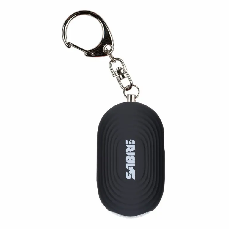 Sabre Personal Alarm Keychain With LED Light