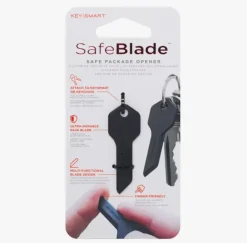 SafeBlade Finger-Friendly Keychain Box Cutter