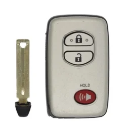 Toyota HYQ14AEM OEM 3 Button Silver Key Fob