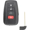 Toyota Prius Prime Hybrid OEM 4 Button w/ A/C Key Fob HYQ14FLA