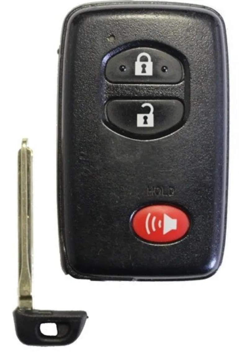 Toyota 4Runner OEM 3 Button Black Key Fob 271451-5290