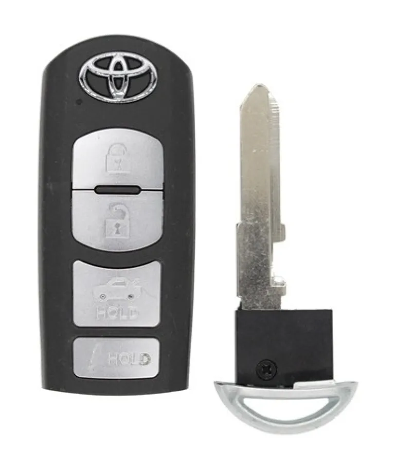 Toyota WAZSKE13D01 OEM 4 Button Key Fob