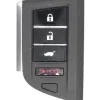 Unrefurbished OEM Acura A3C0882330000 KR5TP-2 4 Button Key Fob - Grade A