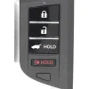 Unrefurbished OEM Acura A3C0732480000 KR5TP-2 4 Button Key Fob - Grade A