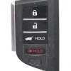 Unrefurbished OEM Acura A3C0425310000 KR5TP-2 Driver 2 4 Button Key Fob - Grade C