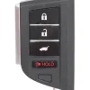 Unrefurbished OEM Acura A3C0882310000 KR5TP-2 4 Button Key Fob - Grade C