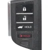 Unrefurbished OEM Acura A3C0732470000 | 72147-TYA-A11 Driver 1 4 Button Key Fob - Grade C