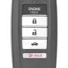 Unrefurbished OEM Acura 72147-TGZ-C71 KR5995364 Driver 1 5 Button Key Fob - Grade A